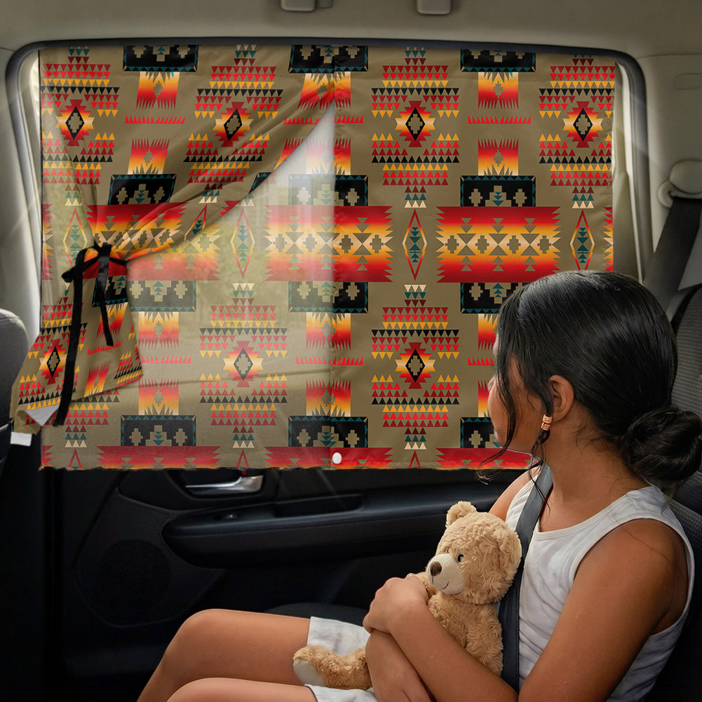 GB-NAT00046-04 Native American Car Side Window Sunshades