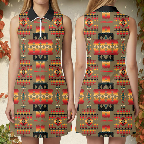 GB-NAT00046-04 Native American Women Sports Dress Set