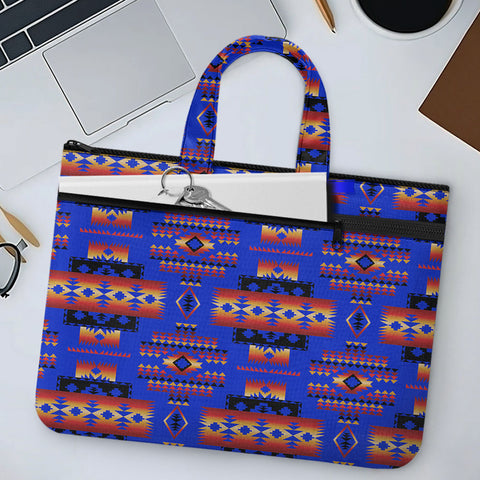 GB-NAT00046-06 Native American Canvas Document Bag