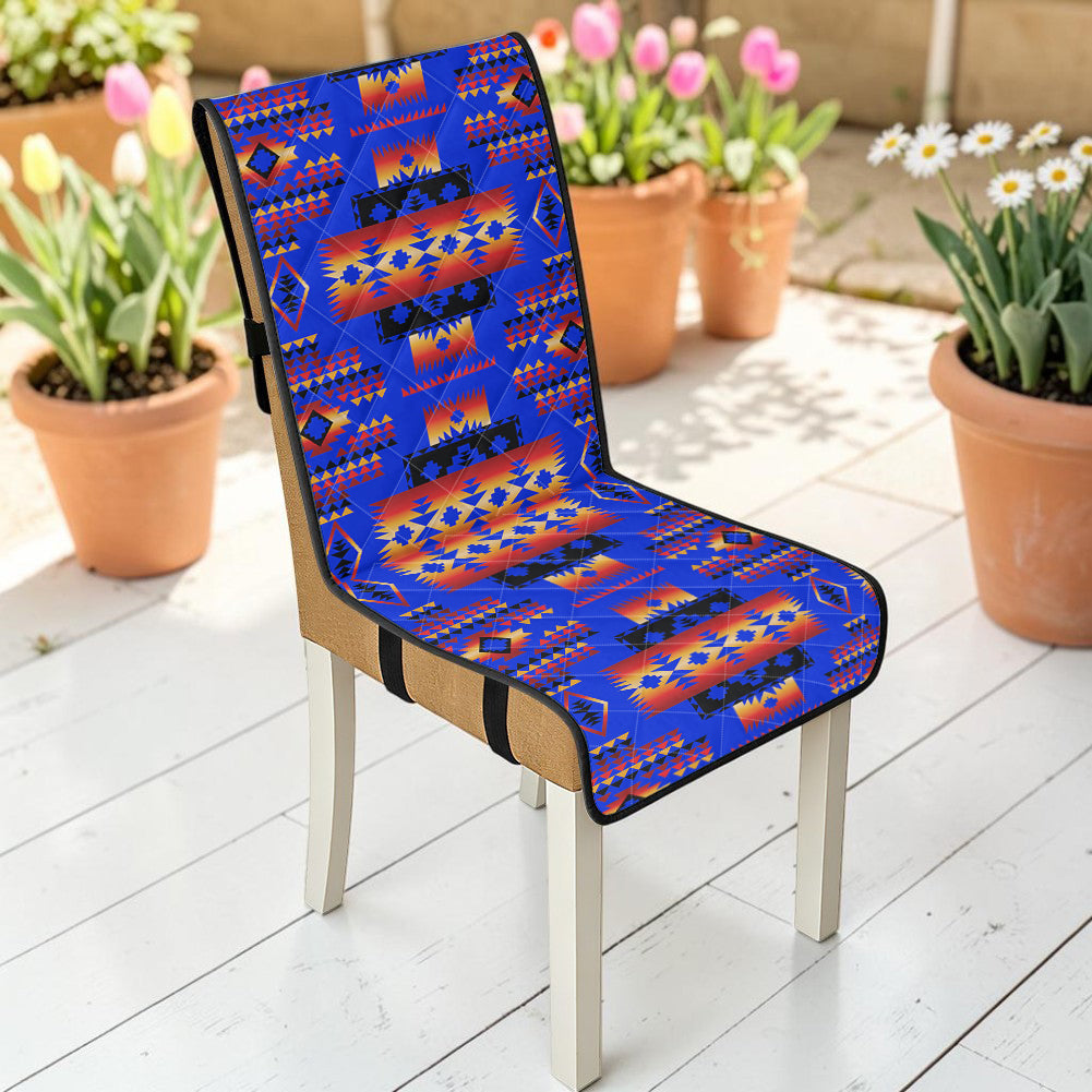 GB-NAT00046-06 Native American Quilted Dining Chair Slip Cover