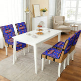 GB-NAT00046-06 Native American Quilted Dining Chair Slip Cover
