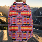 GB-NAT00046-07 Native American Women Knitted Hooded Jacket