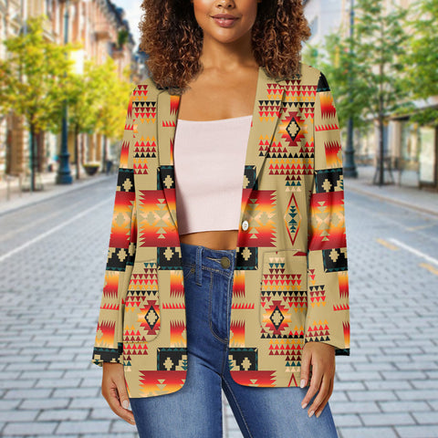 GB-NAT00046-15 Native American Ladies Casual Blazer