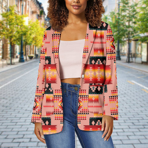 GB-NAT00046-16 Native American Ladies Casual Blazer