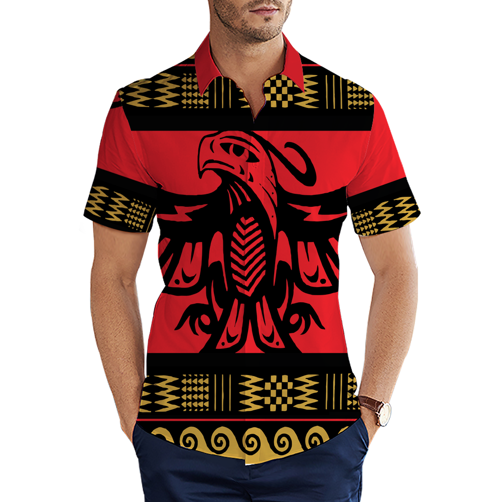 GB-NAT00048-01 Native American 3D Men's Shirt