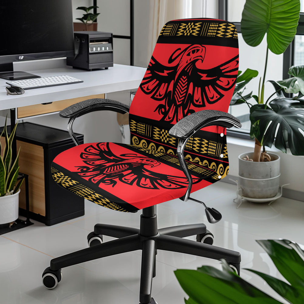 GB-NAT00048 Native American All-in-one Office Chair Cover