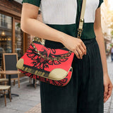 GB-NAT00048 Thunderbird Native American PU Leather Chain Shoulder Bag