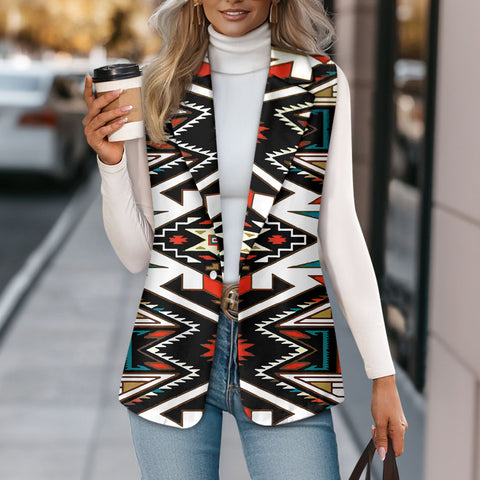 GB-NAT00049 Native American Loose Women Suit Vest