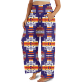 GB-NAT0004 Design Native Native Ameriacan  Women's Wide Leg Pants