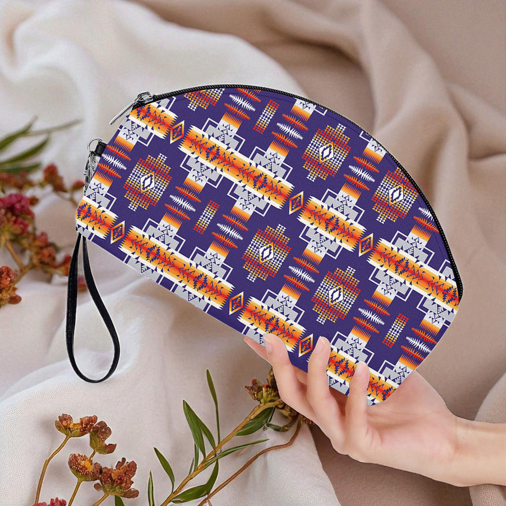 GB-NAT0004 Native American Curved Cosmetic Bags