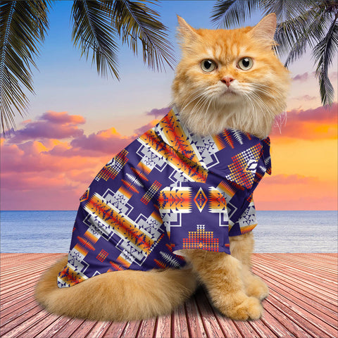 GB-NAT0004 Native American Pet Hawaiian Shirt