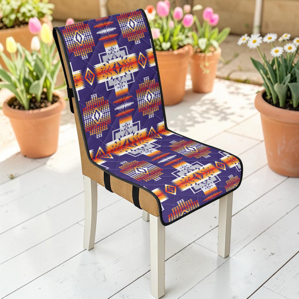 GB-NAT0004 Native American Quilted Dining Chair Slip Cover