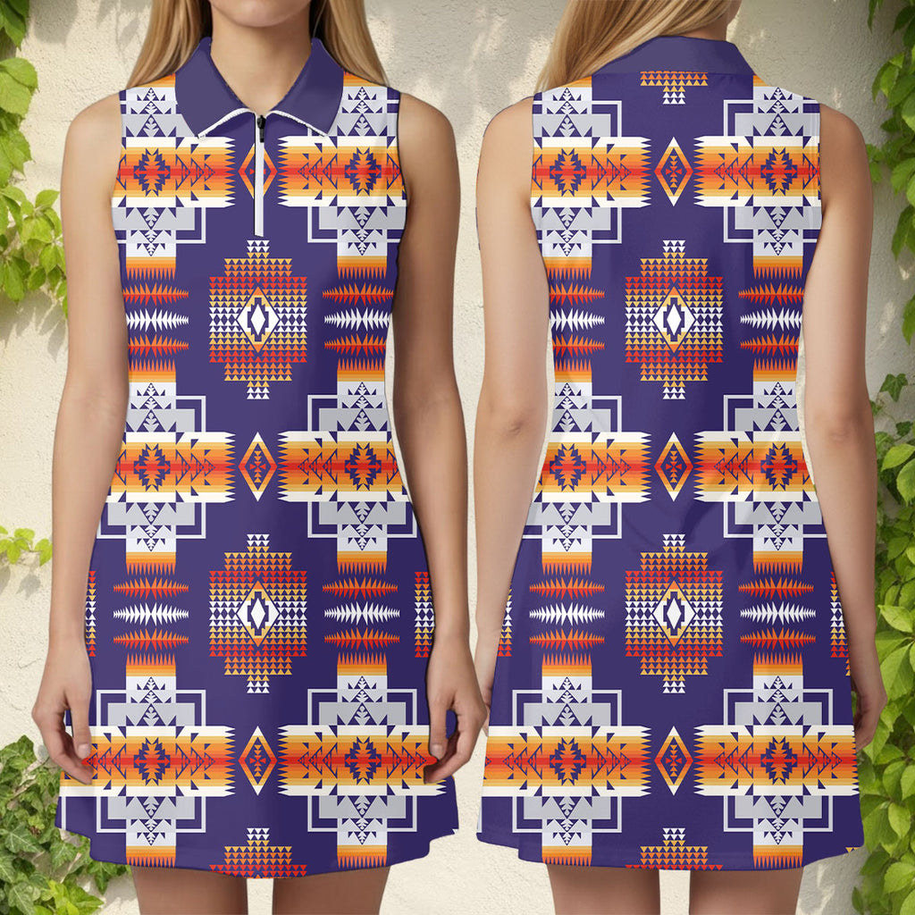 GB-NAT0004 Native American Women Sports Dress Set