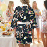 GB-NAT00051 Native American Women Satin Wedding Robe