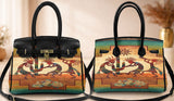 GB-NAT00054 Kokopelli Native American Women Handbag