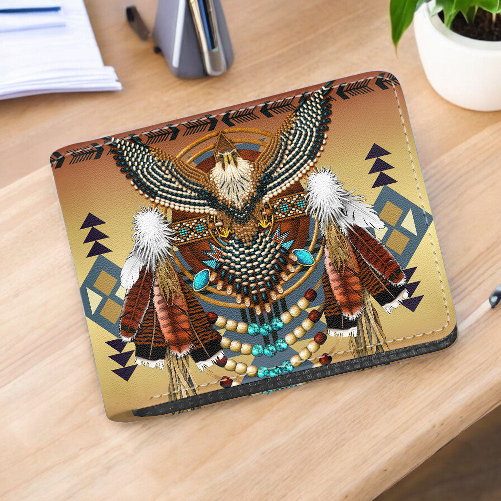 GB-NAT00057-03 Native American Men Wallet