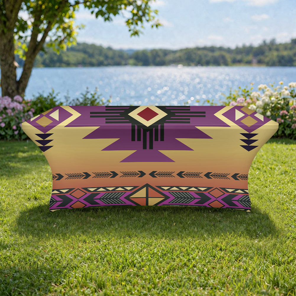 GB-NAT00057-06 Pattern Native American Elastic Table Cover
