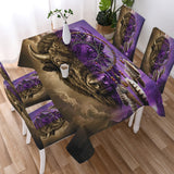 GB-NAT0005v2 Bison Native American 5pcs Dining Table Set - Tablecloth