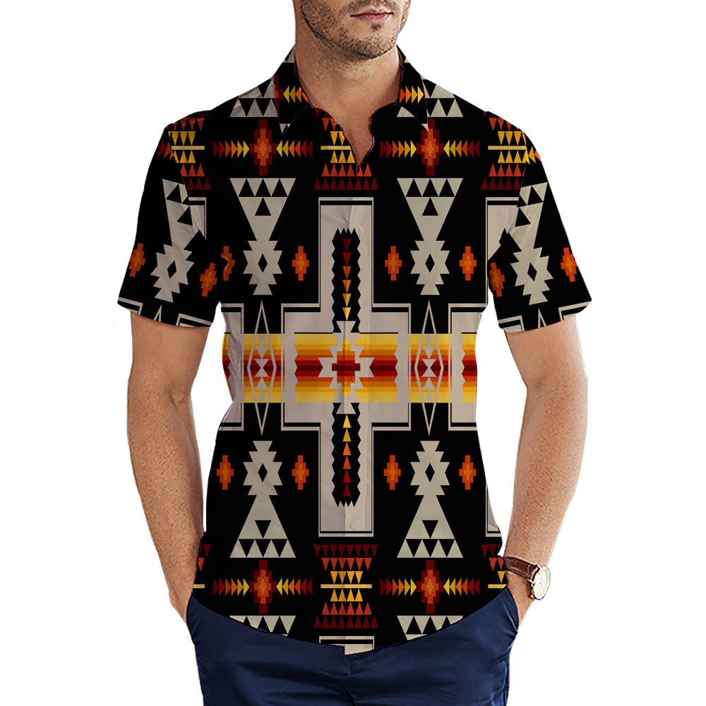 GB-NAT00062-01 Native American 3D Men's Shirt