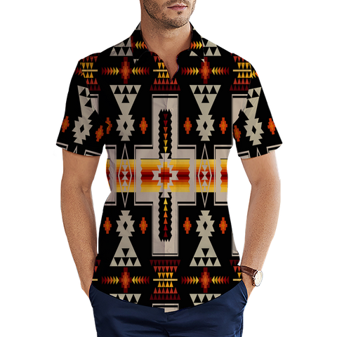 GB-NAT00062-01 Native American 3D Men's Shirt