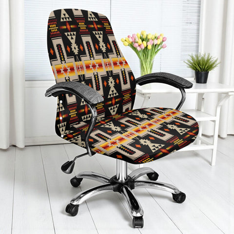 GB-NAT00062-01 Native American All-in-one Office Chair Cover