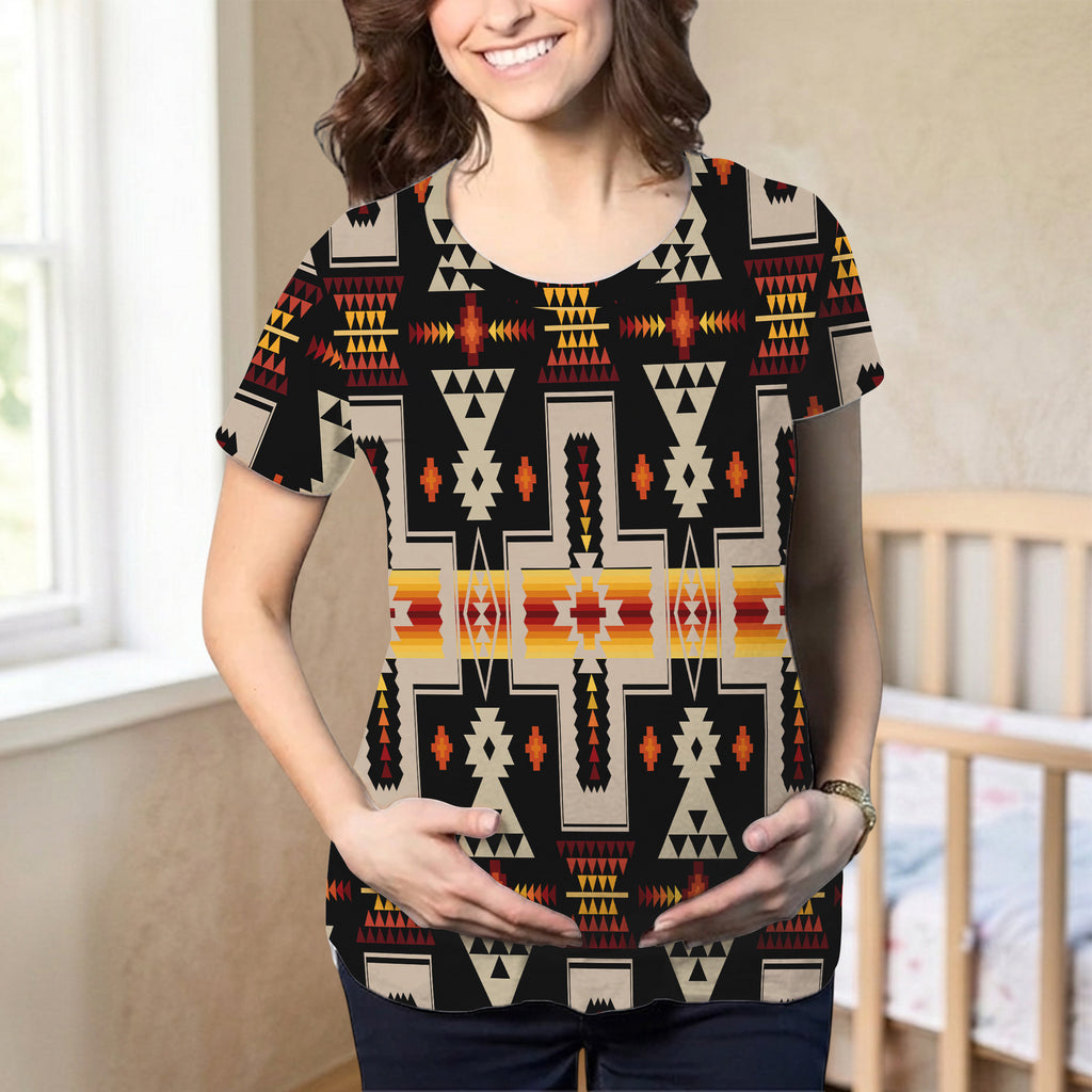 GB-NAT00062-01 Native American Maternity T-shirt