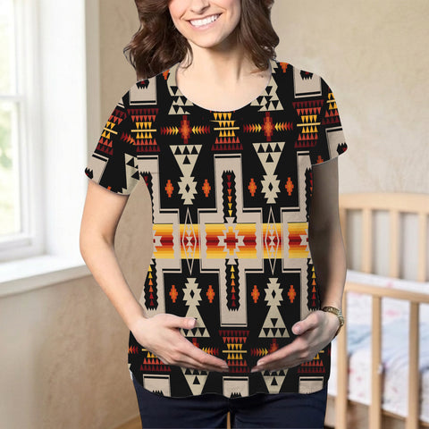 GB-NAT00062-01 Native American Maternity T-shirt