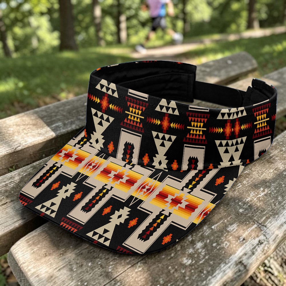 GB-NAT00062-01 Native American Unisex Sun Visor Cap