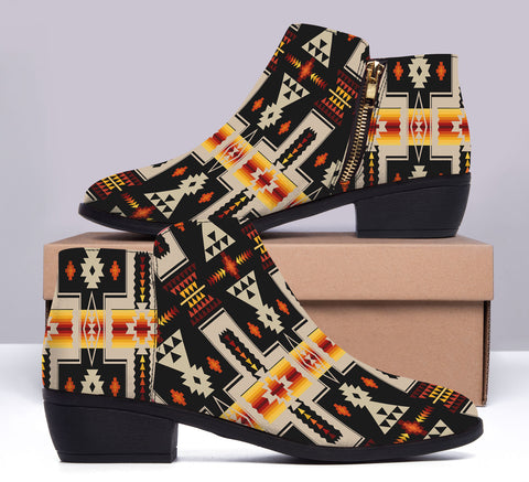 GB-NAT00062-01 Native American Women Fashion Boots
