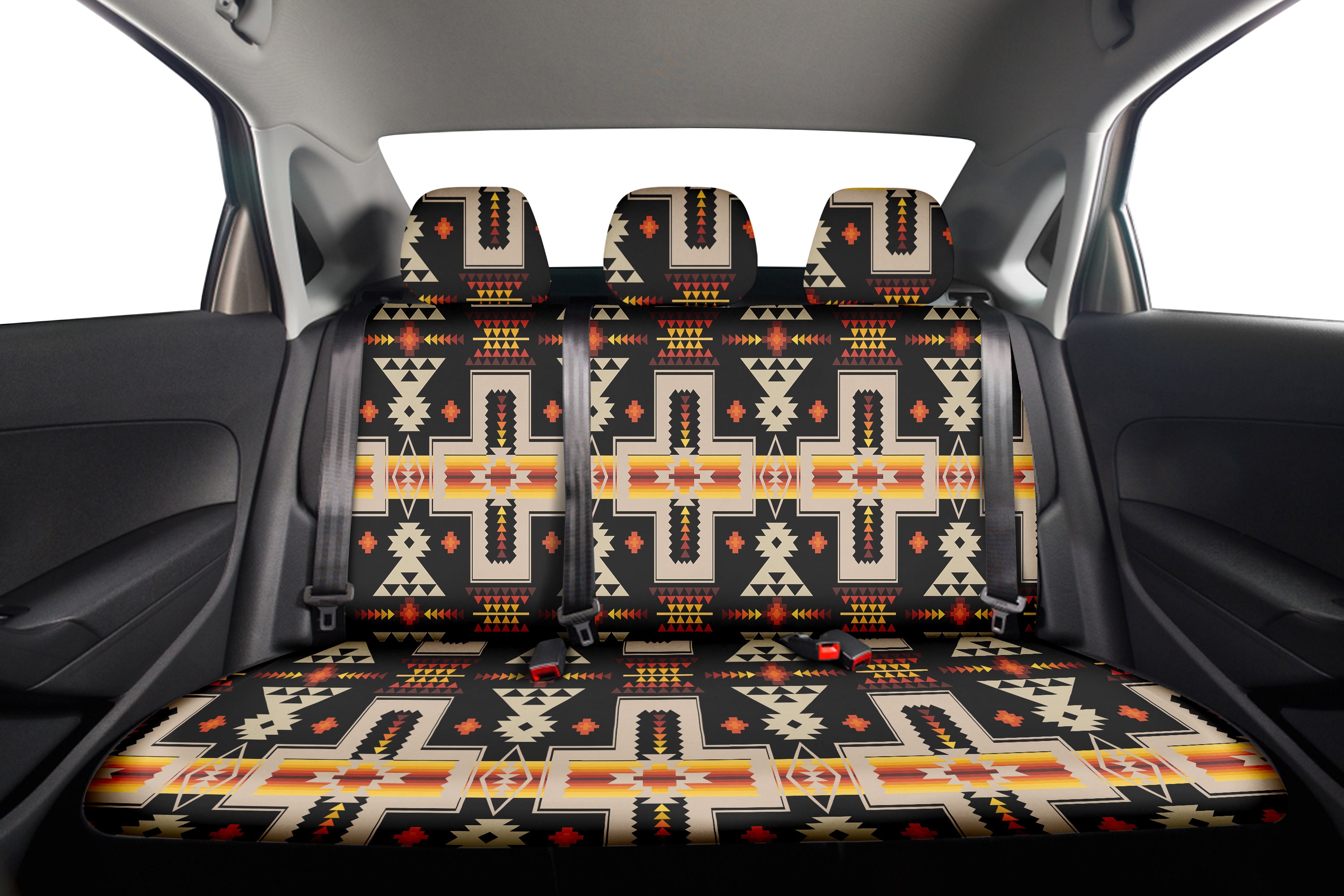 GB-NAT00062-01 Pattern Native American Car Back Seat Cover Set – Powwow ...