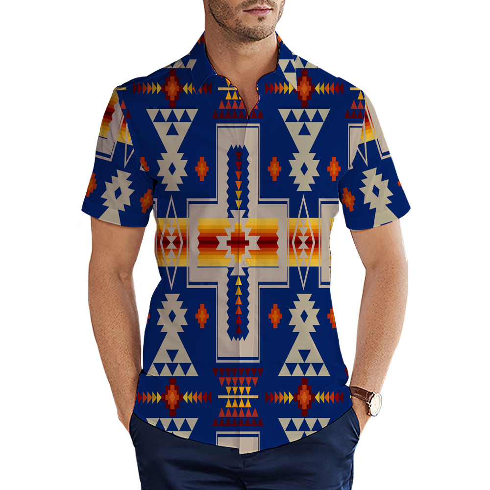 GB-NAT00062-04  Native American 3D Men's Shirt