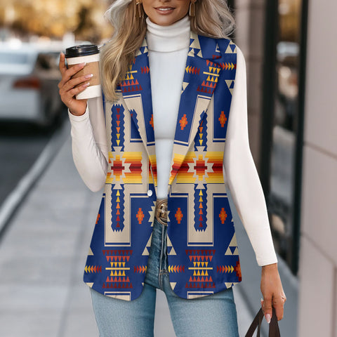 GB-NAT00062-04 Native American Loose Women Suit Vest