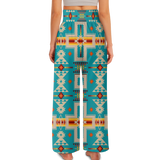 GB-NAT00062-05 Design Native Native Ameriacan  Women's Wide Leg Pants