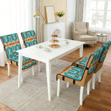 GB-NAT00062-05 Native American Quilted Dining Chair Slip Cover