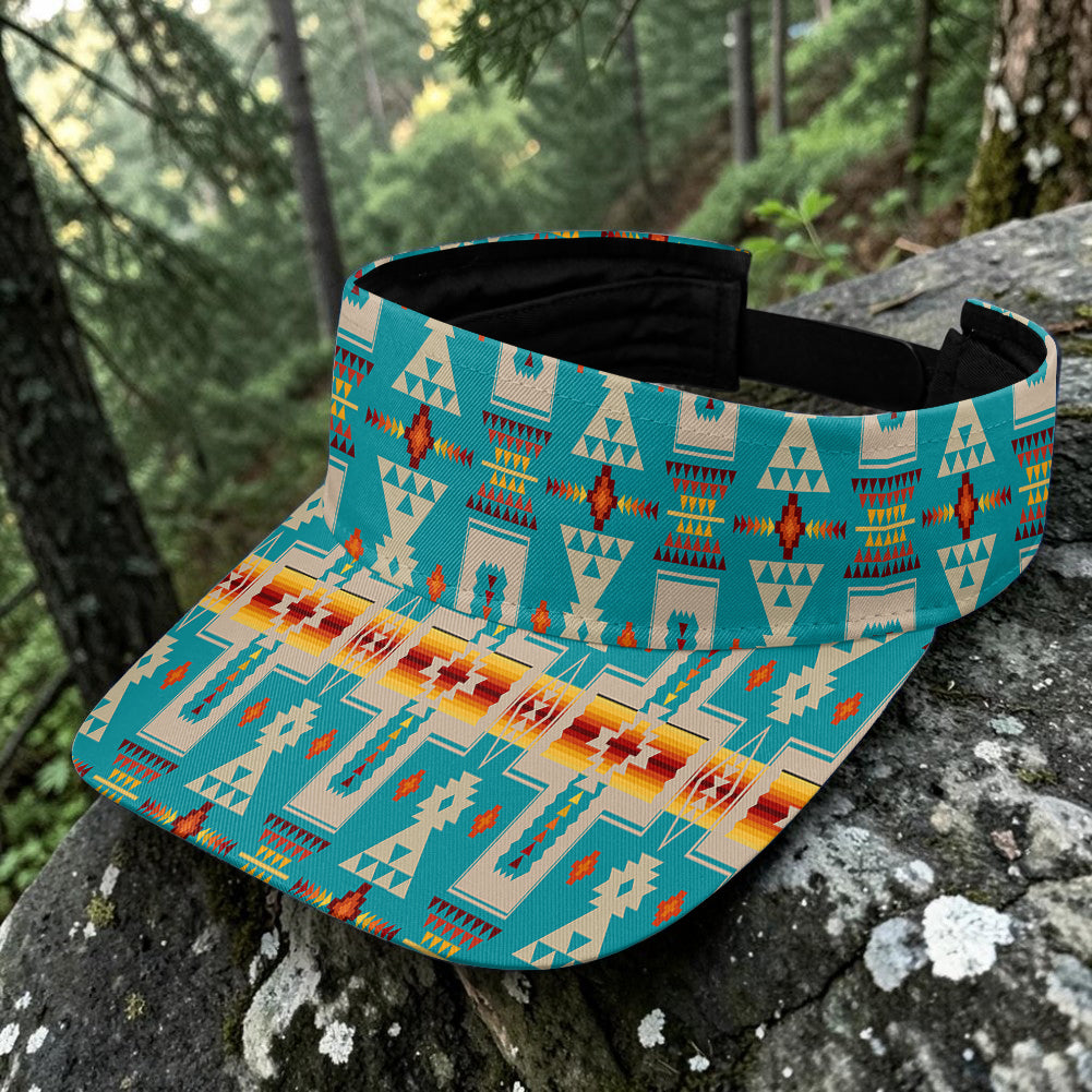 GB-NAT00062-05 Native American Unisex Sun Visor Cap