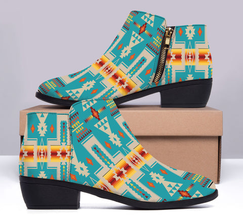 GB-NAT00062-05 Native American Women Fashion Boots