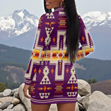 GB-NAT00062-09 Native American Jacket Dress