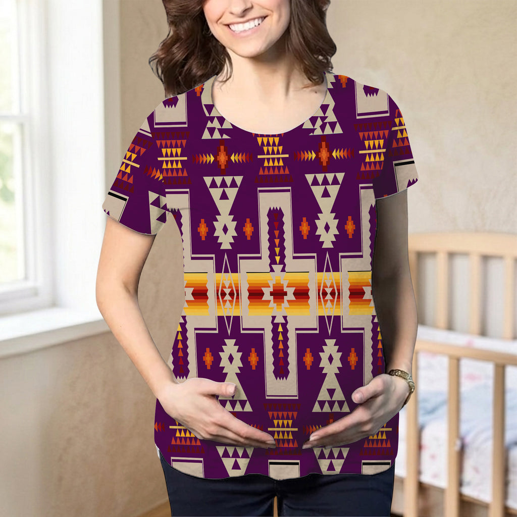 GB-NAT00062-09 Native American Maternity T-shirt