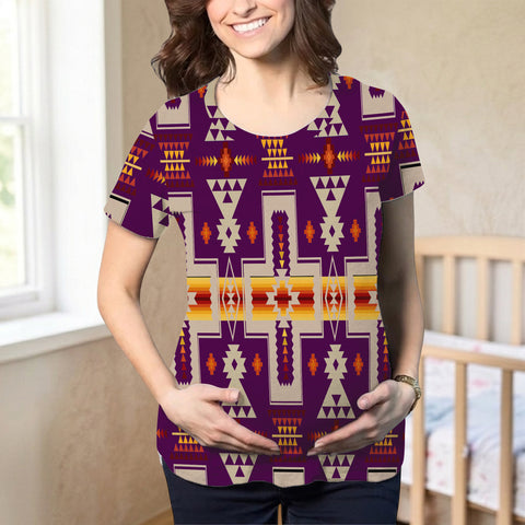 GB-NAT00062-09 Native American Maternity T-shirt