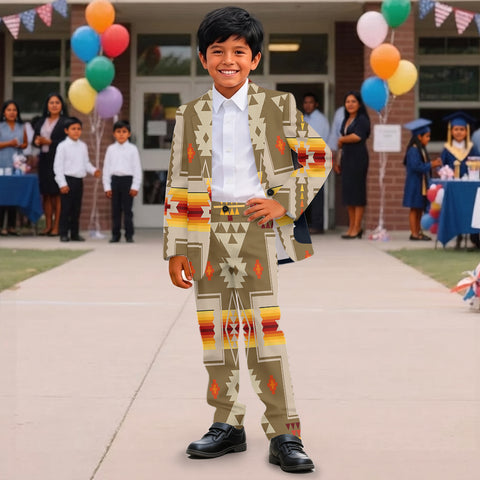 GB-NAT00062-10 Pattern Native American Boy's Suit