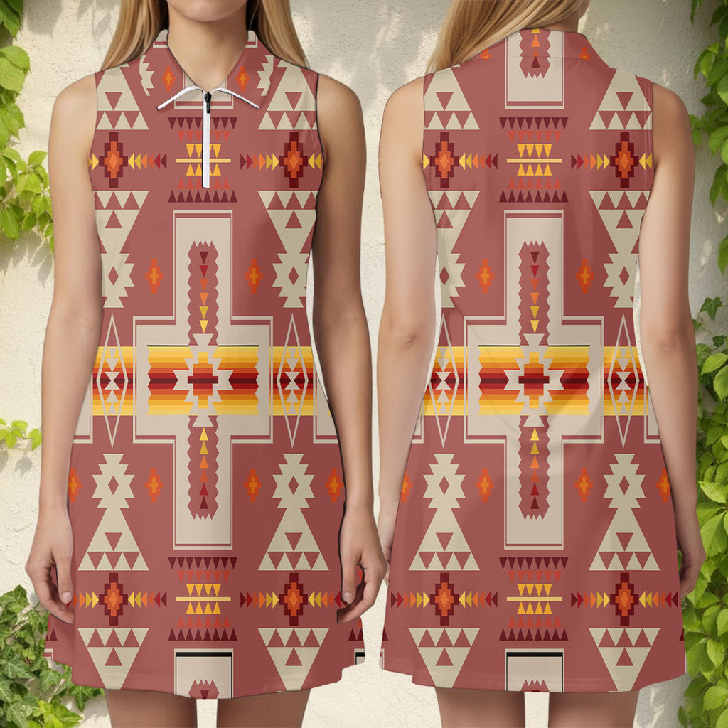 GB-NAT00062-11 Native American Women Sports Dress Set