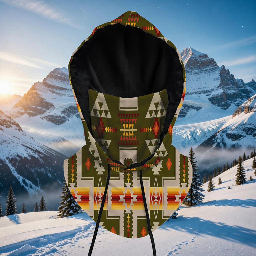 GB-NAT00062-12 Native American Hooded Gaiter