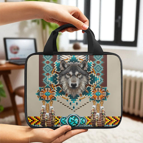 GB-NAT00069B Native American Canvas Storage Bag Single Printing