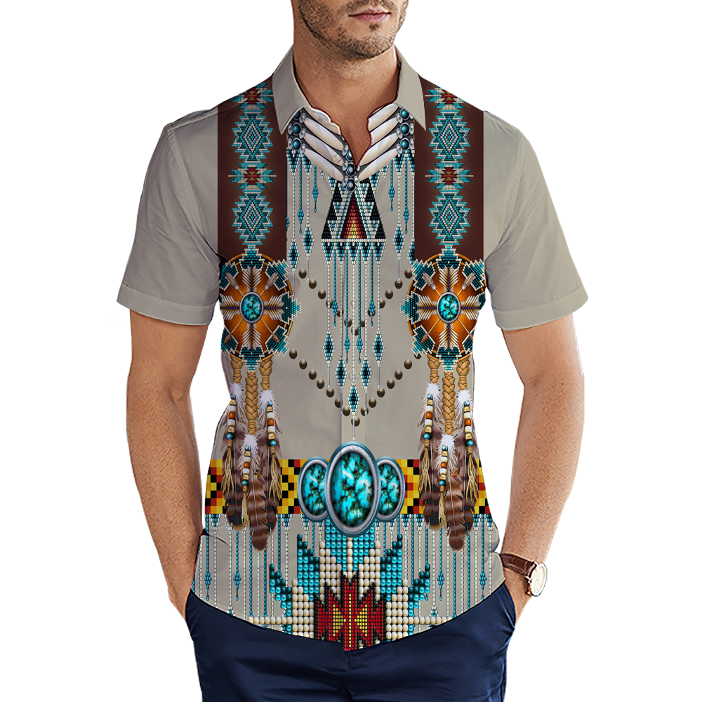 GB-NAT00069 Native American 3D Men's Shirt