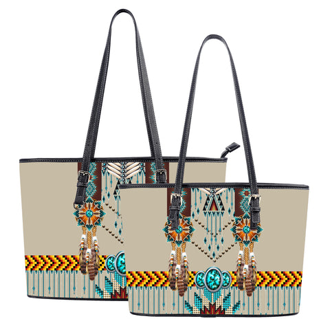 GB-NAT00069  Native American Leather Handbag