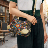 GB-NAT00070 Native American PU Leather Chain Shoulder Bag