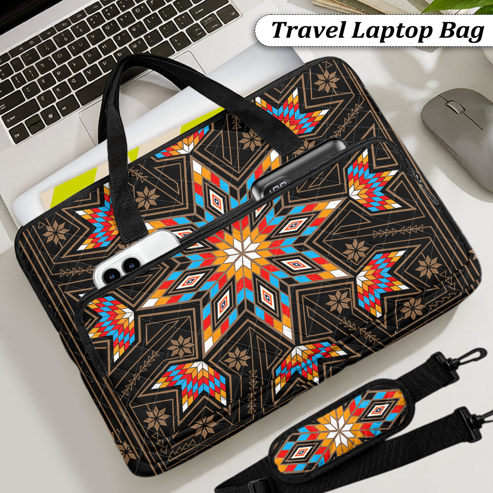 GB-NAT00070 Native American Quilted Computer Bag