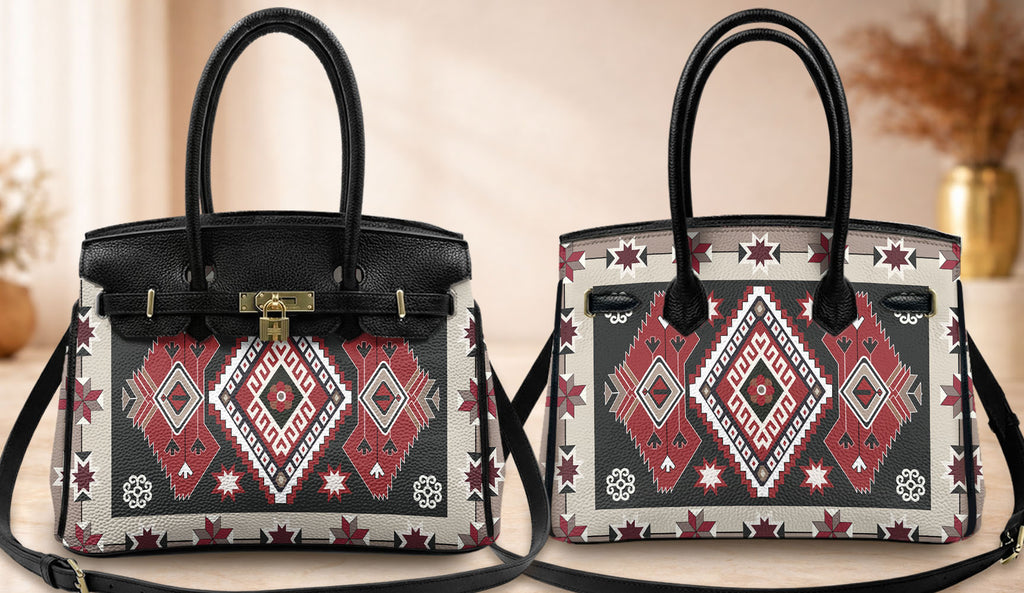 GB-NAT00073 Pattern Native American Women Handbag
