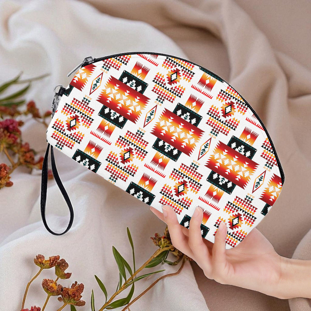 GB-NAT00075 Native American Curved Cosmetic Bags