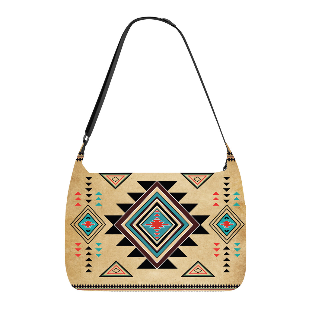 GB-NAT00076 Geometric Southwest  Native American  Messenger Bag